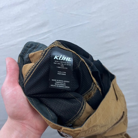 Kuhl Mens Hiking Pants 32x32 Tobacco Brown Technical Outdoor Trekking Trousers - Picture 5 of 7